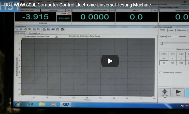 HST WDW 600E Computer Control Electronic Universal Testing Machine
